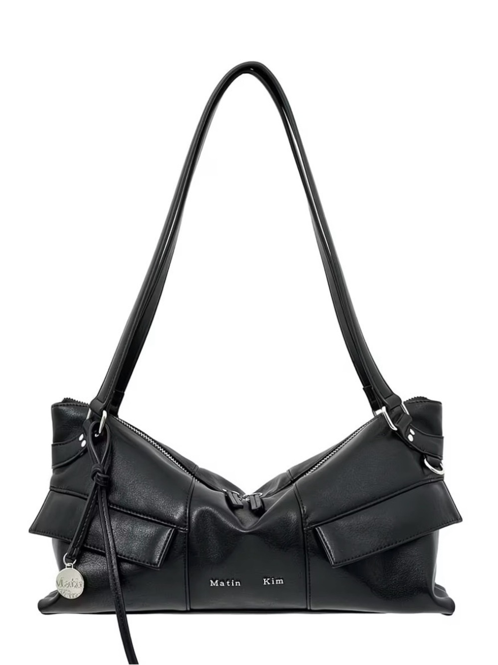 Korean style Black Shoulder Bag